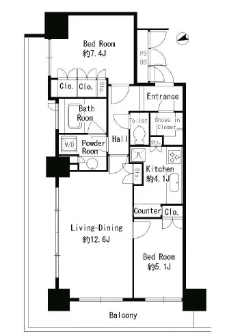 パークタワー芝浦ベイワード　アーバンウイング 2008