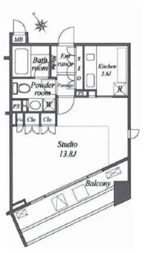 ラヴォーグ南青山 7階 41.73㎡