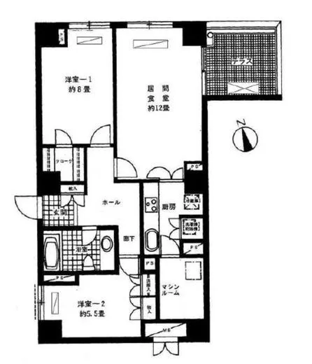 ペアシティルネッサンス 14階 85.47㎡