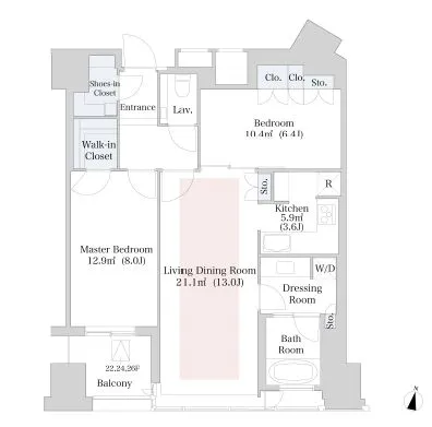 セントラルパークタワー・ラ・トゥール新宿 2113