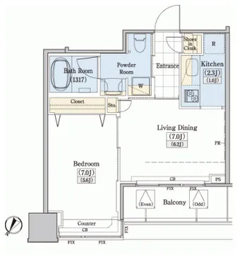 レジディアタワー上池袋（タワー棟） 709
