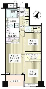 ＫＤＸレジデンス日本橋水天宮 702