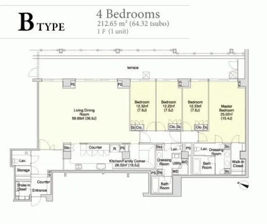 ラ・トゥール市谷砂土原 E101