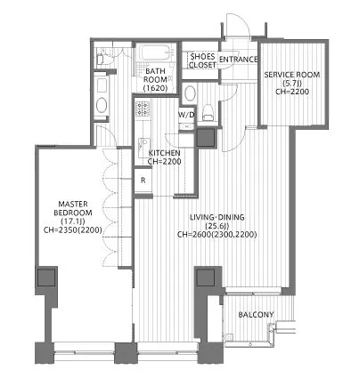 元麻布ヒルズ フォレストタワー 15階 112.63㎡