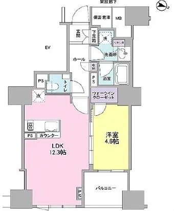 クレヴィア原宿 1階 42.59㎡
