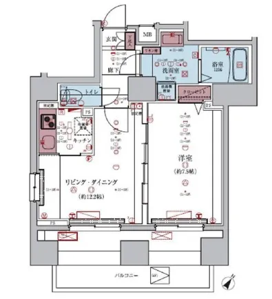 リヴシティ日本橋浜町 9階