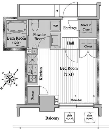 レジディア月島Ⅱ 602