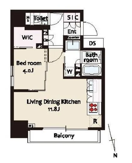 リビオレゾン大手町 5階 40.63㎡