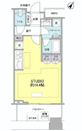 ル・サンク大崎ウィズタワー 4階 38.03㎡