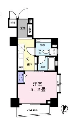 レジディア恵比寿Ⅲ 401