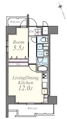 グランイースト田原町 1202
