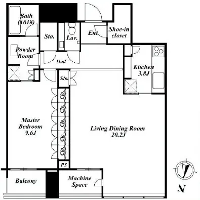 赤坂タワーレジデンス トップオブザヒル 32階 83.37㎡