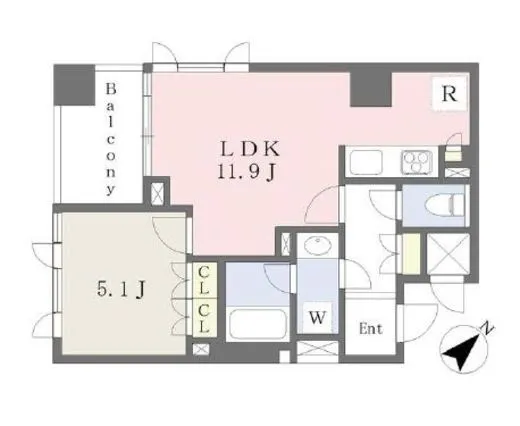 ミレーネ品川荏原 405