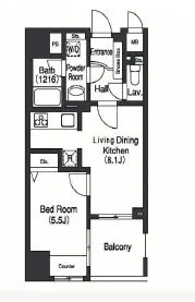 プライムアーバン中目黒Ⅱ 602