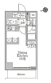 レジディア目黒Ⅳ 202