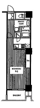六本木ビュータワー 14階 33.39㎡