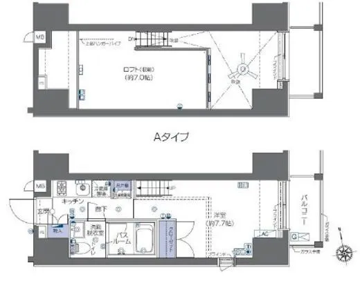 ＺＯＯＭ六本木 2階 25.51㎡