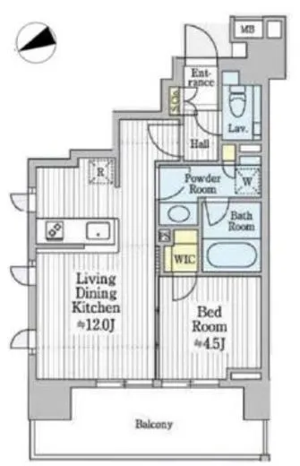 ウェリス六本木 11階 40.1㎡