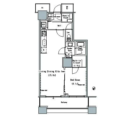 THE TOKYO TOWERS MIDTOWER 20階 54.21㎡