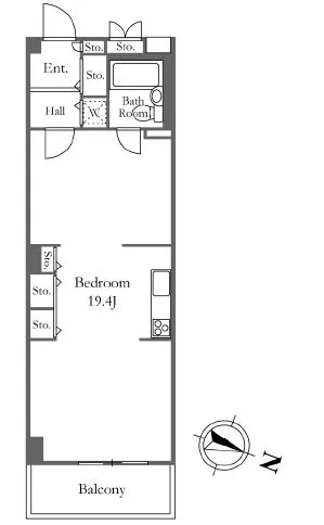 アクティ目黒駅前 1号棟 505