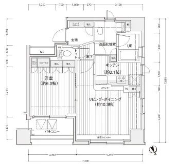 ドゥーエ銀座イーストⅡ 403