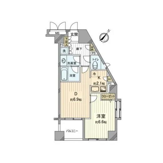 デュオ・スカーラ西麻布タワーイースト 12階 41.41㎡
