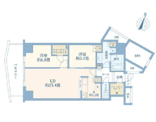 キャピタルマークタワー 22階