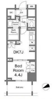 オープンレジデンシア池尻大橋 2階 33.3㎡