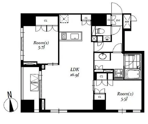 レジディア日本橋馬喰町Ⅲ 205