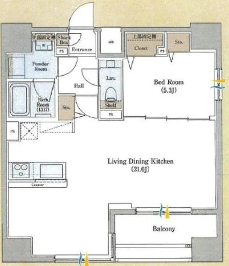 Log文京SENDAGI 11階 59.84㎡