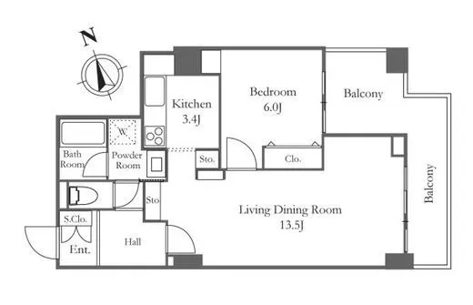 リバーシティ２１新川 3402