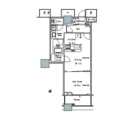 THE TOKYO TOWERS MIDTOWER 22階 48.1㎡