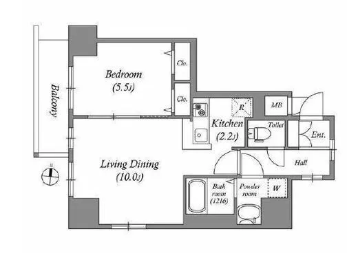 エヌステージ両国 9階 43.18㎡