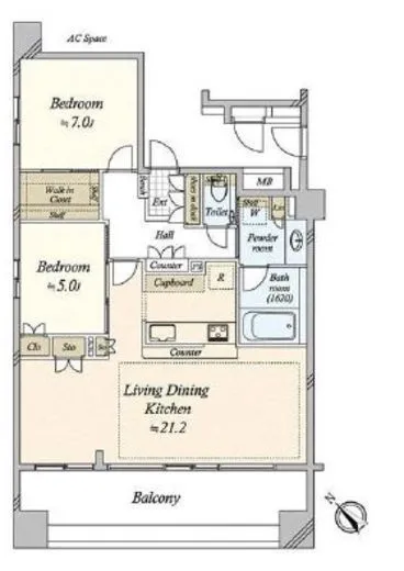 グラディス東京イースト 9階 76.25㎡